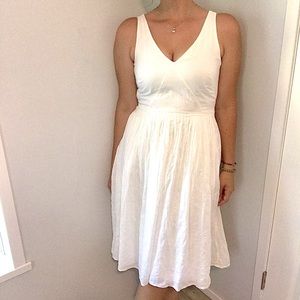 J. Crew White Summer Dress